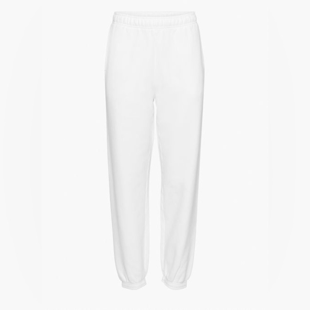 TNA White Cozy Fleece Boyfriend Sweatpant